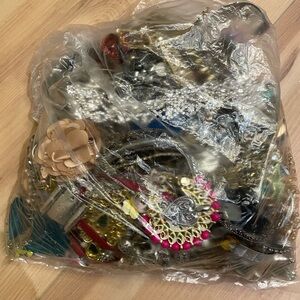 2kg+ Mixed Jewelry Lot for crafts